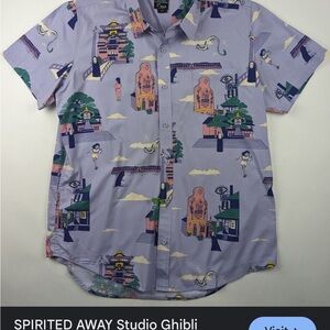 Studio Ghibli Men's Casual Shirt - Lavender